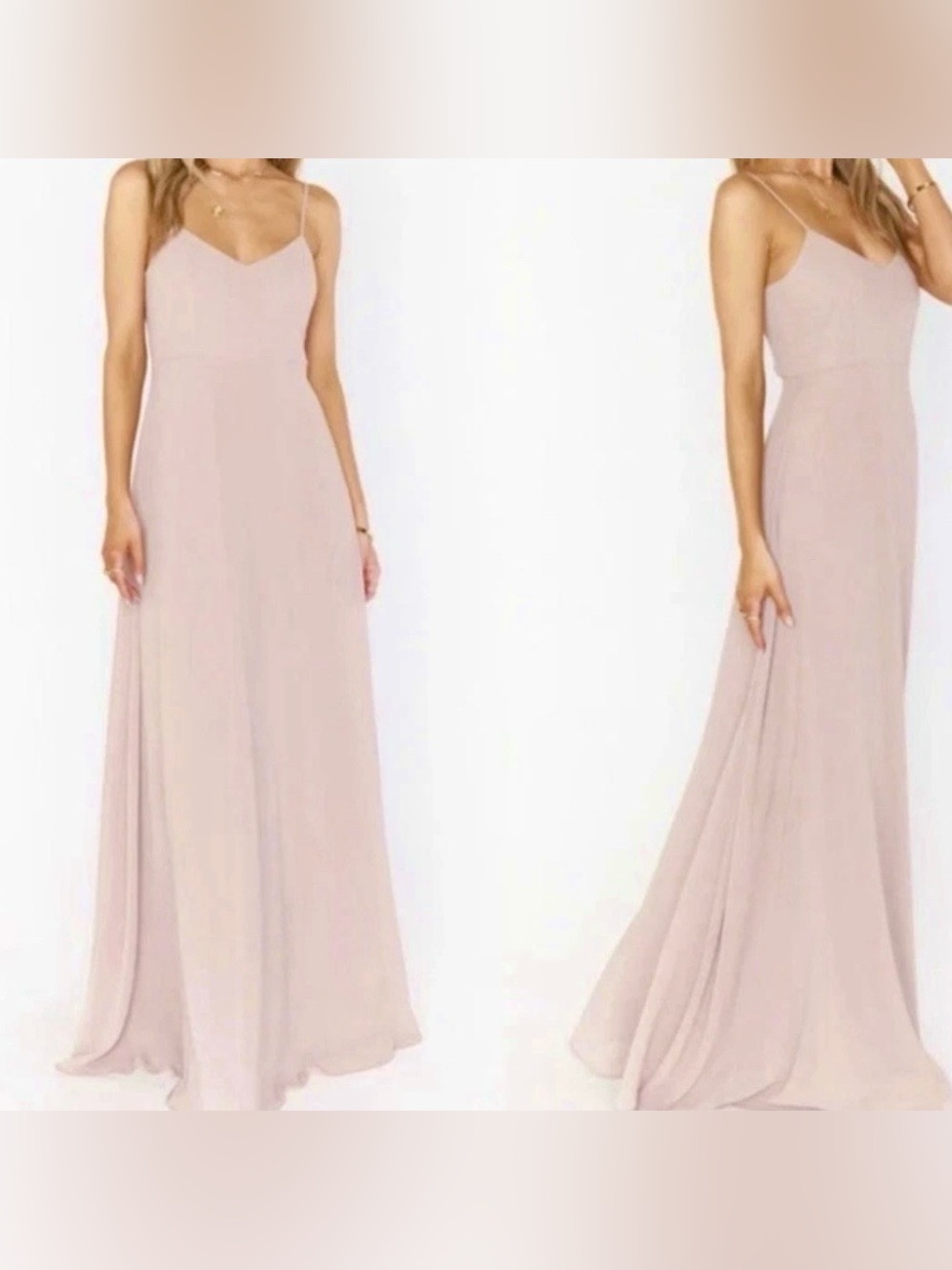 Show Me Your Mumu M Dusty Blush Pink Faith Maxi Dress Formal‎ Wedding Guest NWT